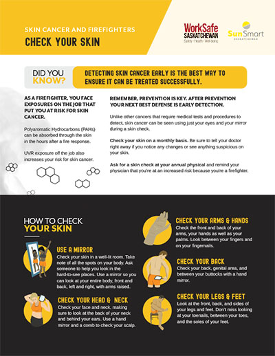Firefighters check your skin poster thumbnail